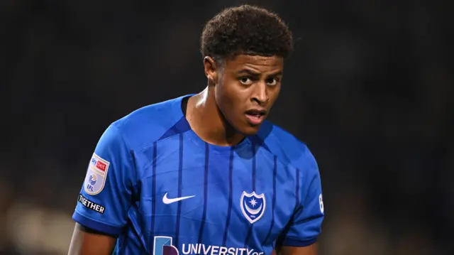 Kusini Yengi in action for Portsmouth