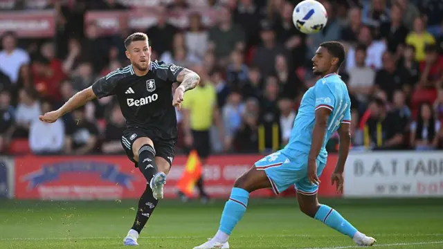Ross Barkley in action for Aston Villa at Walsall