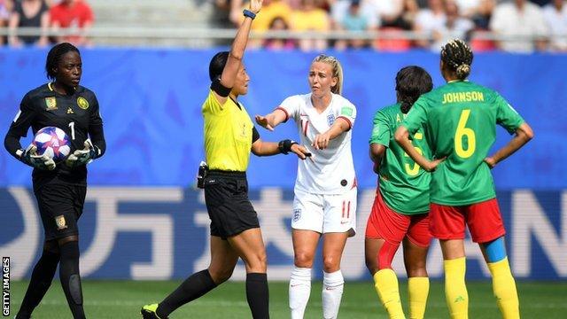 Toni Duggan reacts