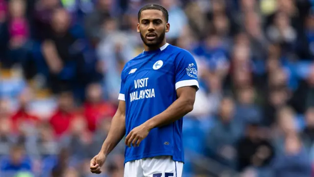 Andy Rinomhota in action for Cardiff last season