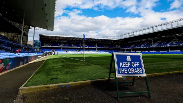 Everton pitch general view