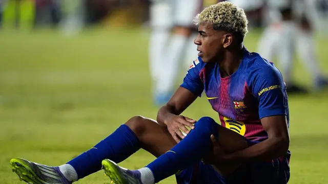 Barcelona winger Lamine Yamal