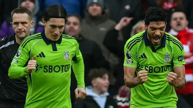 Raul Jimenez celebrates