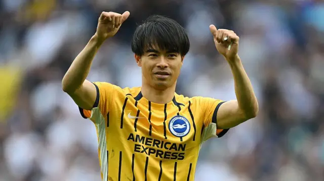 Kaoru Mitoma of Brighton & Hove Albion