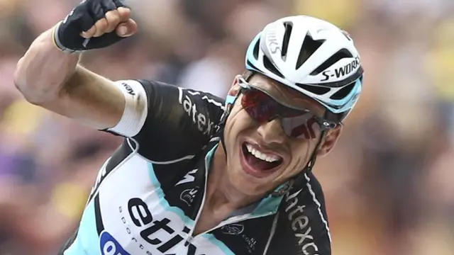 Tony Martin celebrates