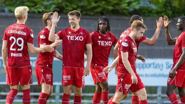 Aberdeen have a 100% record in League Cup Group A