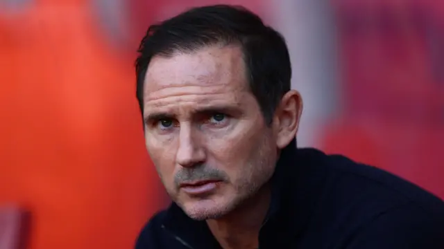 Coventry boss Frank Lampard in the dugout during the win at Stoke City on 8 November