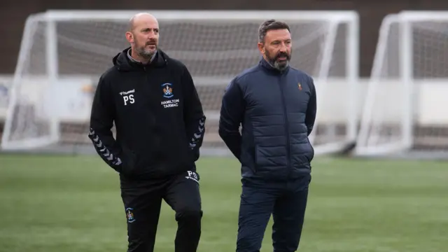 Paul Sheerin and Derek McInnes 