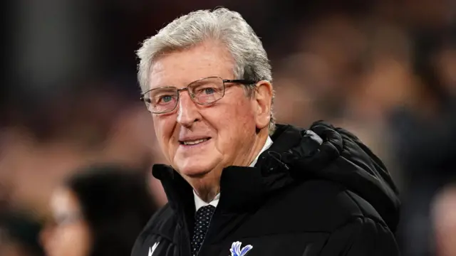 Roy Hodgson standing in the dugout during a match for Crystal Palace in 2024