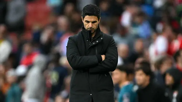 Mikel Arteta managing Arsenal