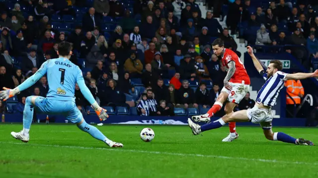 Lyndon Dykes slots Charlton's equaliser at West Bromwich Albion