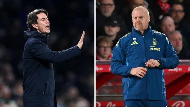 Thomas Frank and Sean Dyche