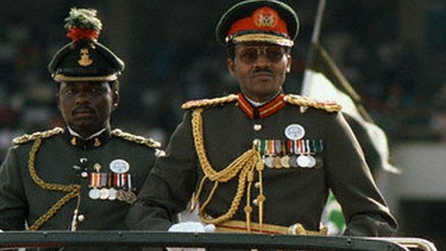 Gen Buhari in December 1983