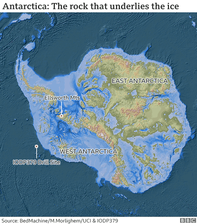 Map of Antarctica