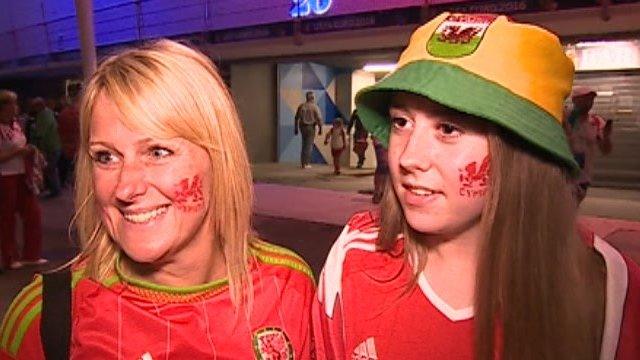 Wales fans in Toulouse