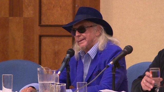 Owen Oyston was heckled throughout the meeting