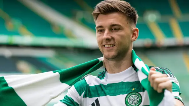 Kieran Tierney during a Celtic Press Conference at Celtic Park