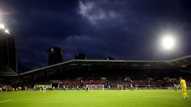 A general view of Gtech Community Stadium