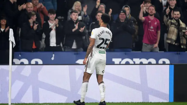 Myles Peart-Harris celebrates his goal against Watford 