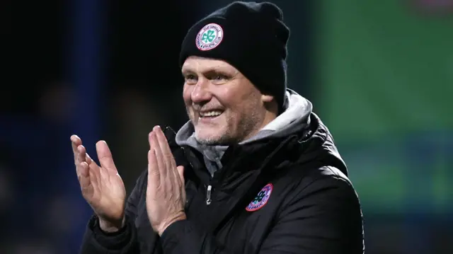 Jim Magilton was delighted with his team's display against Coleraine