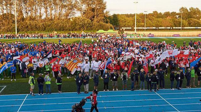 The closing ceremony of the 2023 Island Games