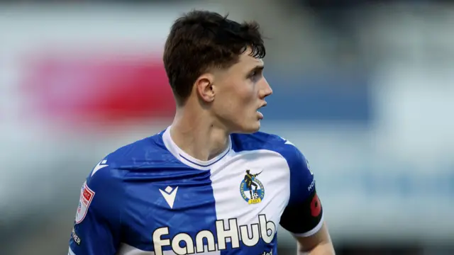 Joel Cotterill in action for Bristol Rovers