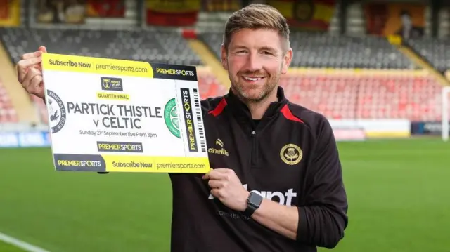 Partick Thistle head coach Mark Wilson