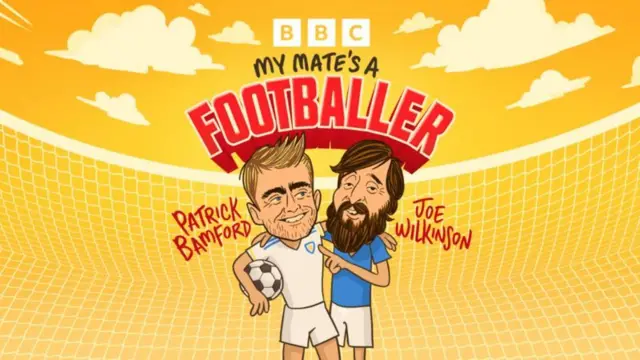 My mate's a football podcast logo