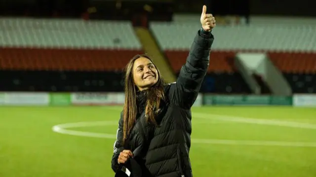 Celtic manager Elena Sadiku