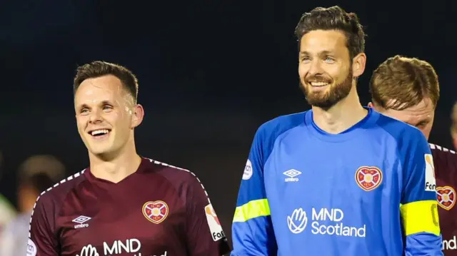 Lawrence Shankland and Craig Gordon