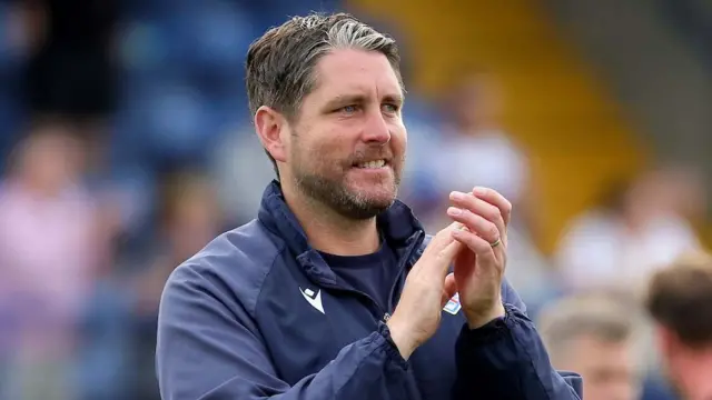 Coleraine manager Ruaidhri Higgins