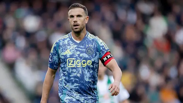Jordan Henderson playing for Ajax