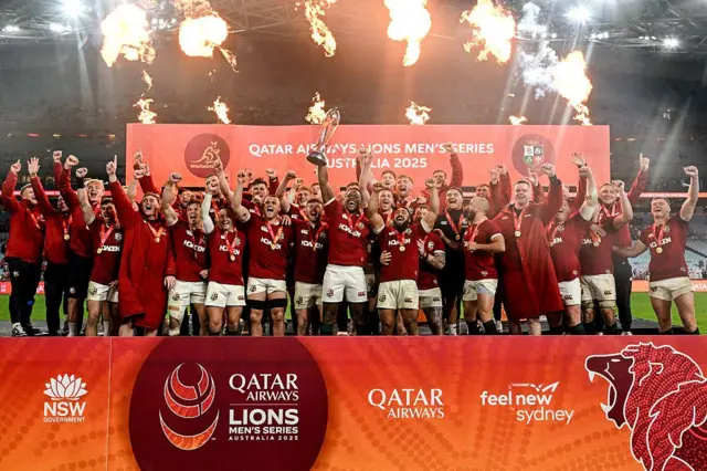 Despite losing the final test match, the Lions claimed the series 2-1 against a slow starting but determined Australia