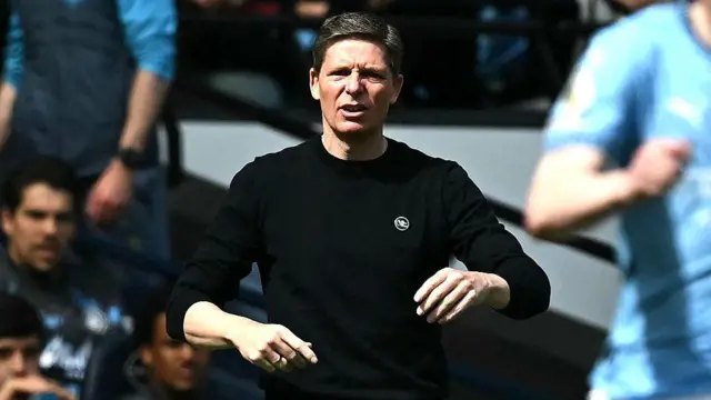 Oliver Glasner managing Crystal Palace