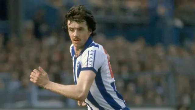 Mark Lawrenson in action for Brighton in 1980