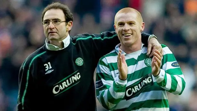 Martin O'Neill and Neil Lennon