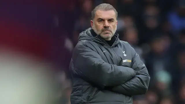 Ange Postecoglou looks on