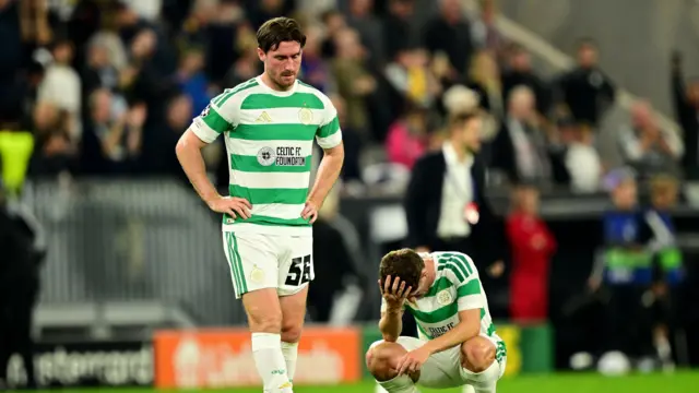 Anthony Ralston looks dejected
