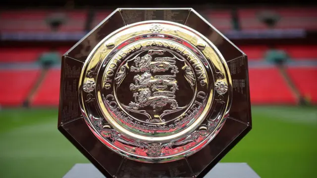 The community shield trophy