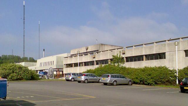 The exterior of HTV Wales building in Culverhouse Cross in Cardiff