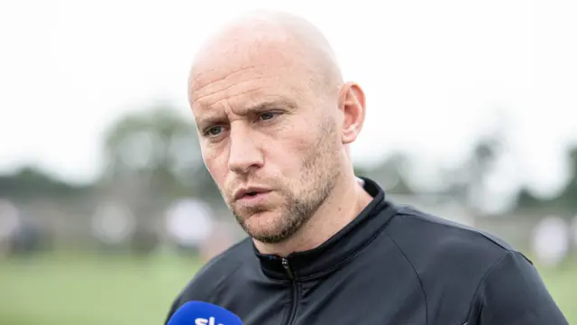 Hibernian head coach David Gray