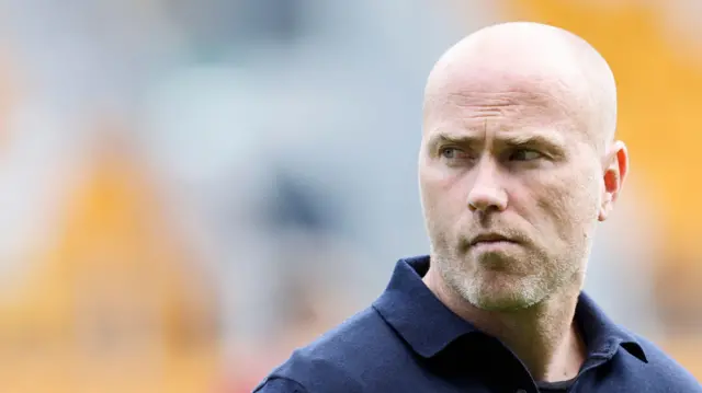 Motherwell manager Jens Berthel Askou