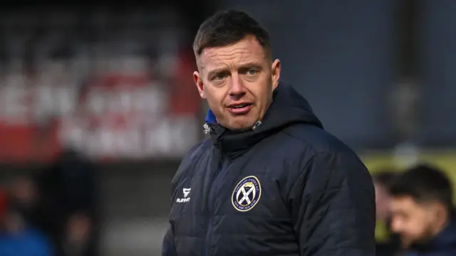 Limavady United manager Paul Owens