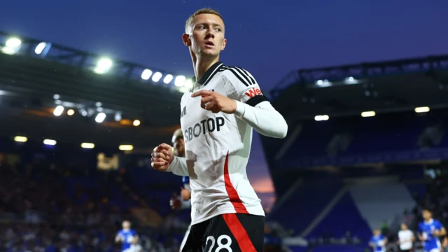 Jay Stansfield in action for Fulham against Birmingham City in the Carabao Cup