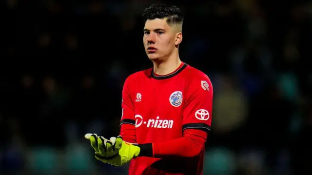  FC Den Bosch goalkeeper Krisztian Hegyi looks on during the Dutch Keuken Kampioen Divisie match between FC Den Bosch and NAC Breda 