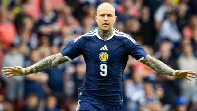 Scotland striker Lyndon Dykes
