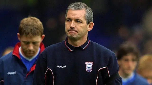 George Burley pictured while manager of Ipswich