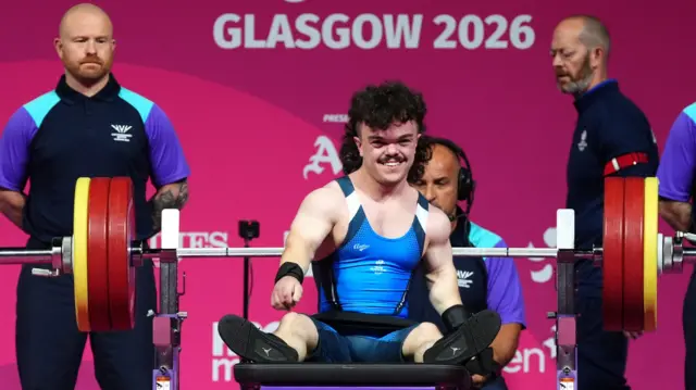 Finlay Davidson at the Commonwealth Games