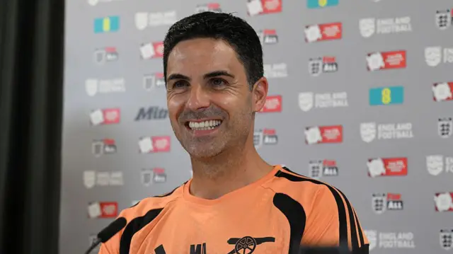 Mikel Arteta in Arsenal press conference 