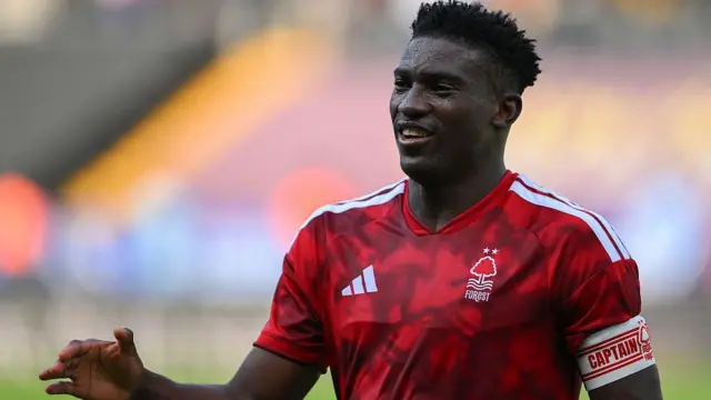 Nottingham Forest striker Taiwo Awoniyi
